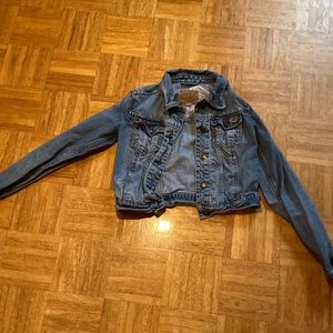 Denim hollister jacket